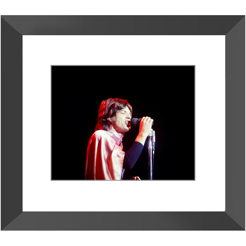The Rolling Stones Mick Jagger & Hells Angels in Altamont 1969 Photo Print