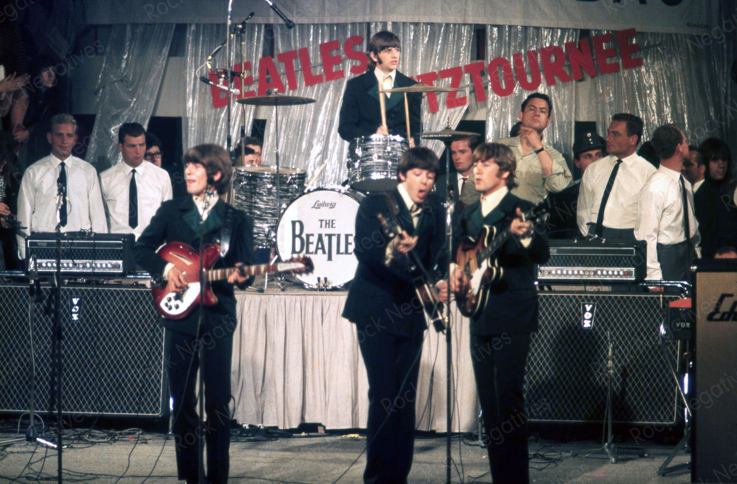 Beatles in Munich, West Germany Circus-Krone-Bau 1966 Photo Print