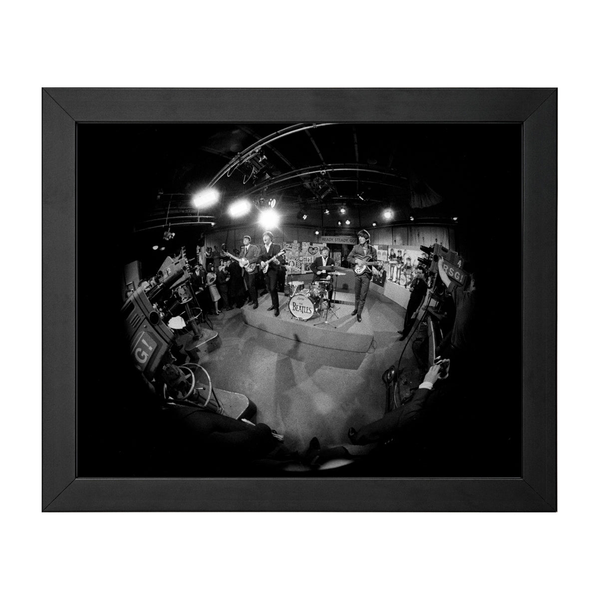 The Beatles "Can't Buy Me Love" 1964 Fish Eye Photo Print