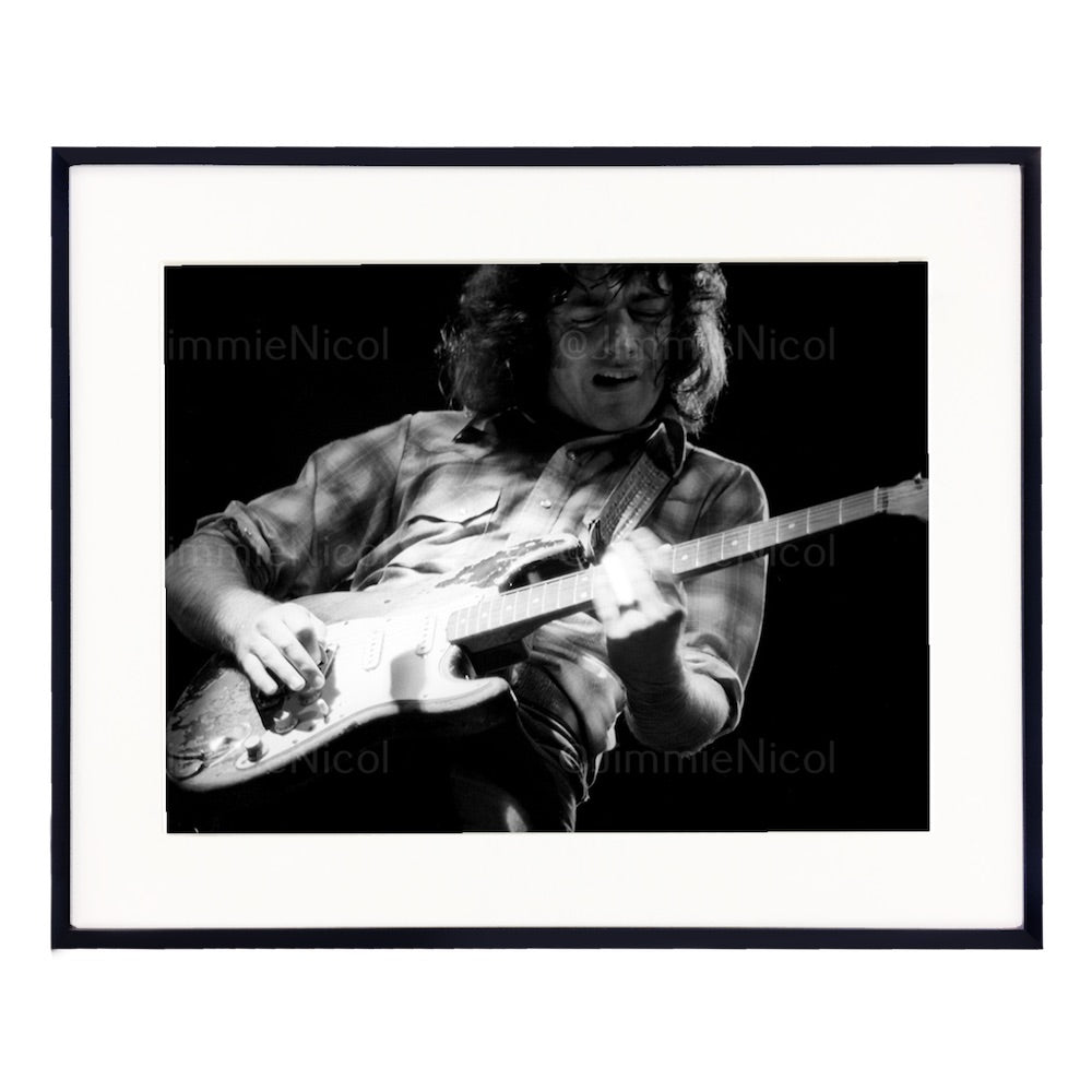 Rory Gallagher Guitar Face Photo Print