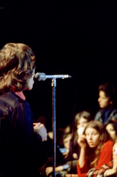 The Rolling Stones Mick Jagger & Hells Angels in Altamont 1969 Photo Print