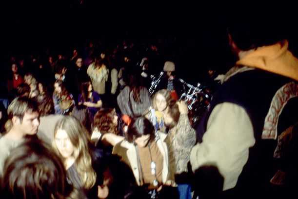 The Rolling Stones & Hells Angels in Altamont 1969 Photo Print