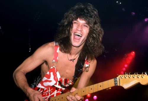 Eddie Van Halen In Detroit | Hide Your Sheep Tour | August 1982 Photo Print
