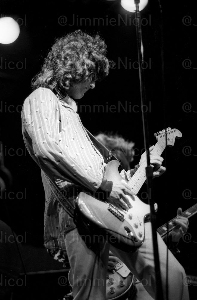 Rock God Rory Gallagher Photo Print
