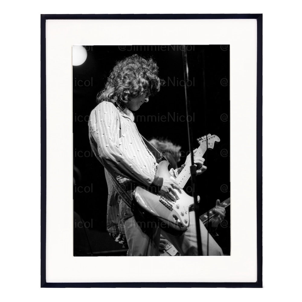 Rock God Rory Gallagher Photo Print