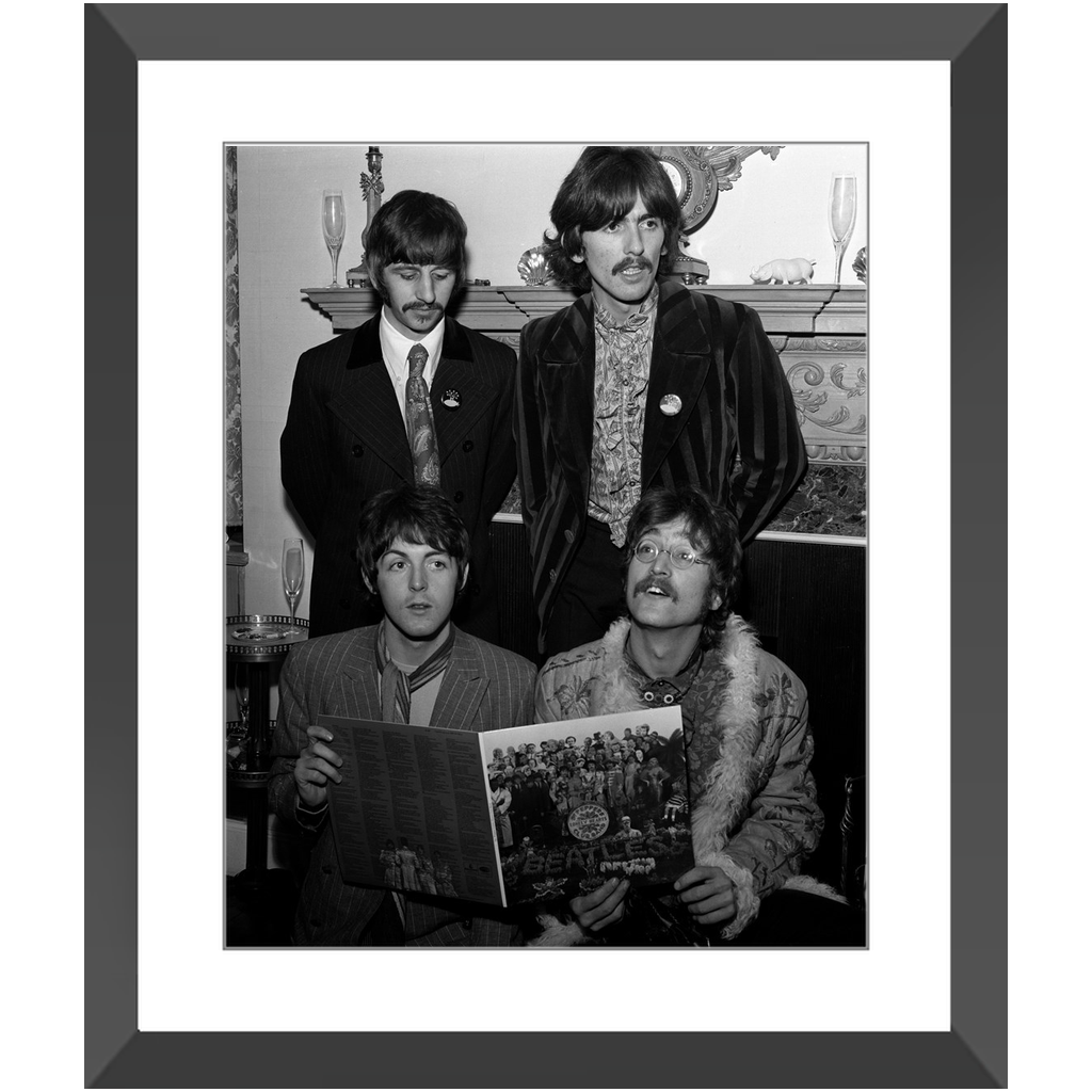 The Beatles With Sgt. Pepper Album Photo Print