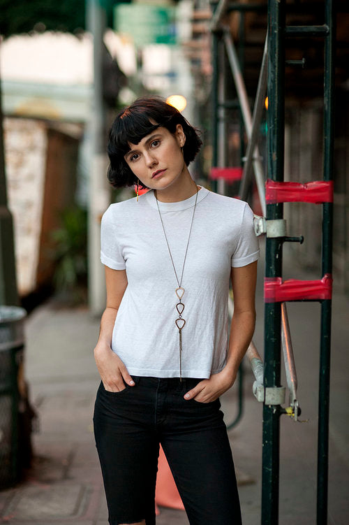 Pick Me Up Necklace Made From Bronze Drum Cymbals