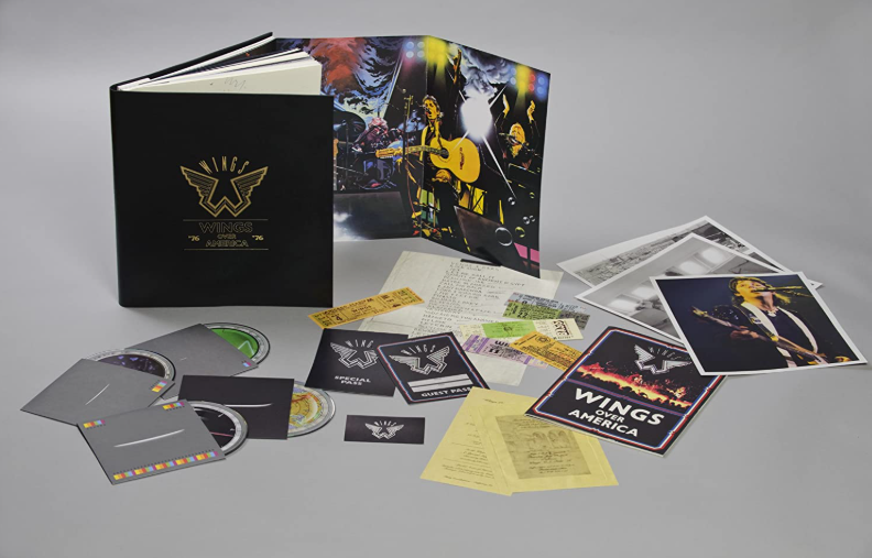 Pual McCartney "Wings Over America" Rare Out-of-Print, Numbered Book/CD/DVD Set