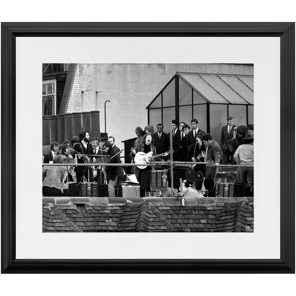 The Beatles on the Apple Corps Roof 1969 Photo Print