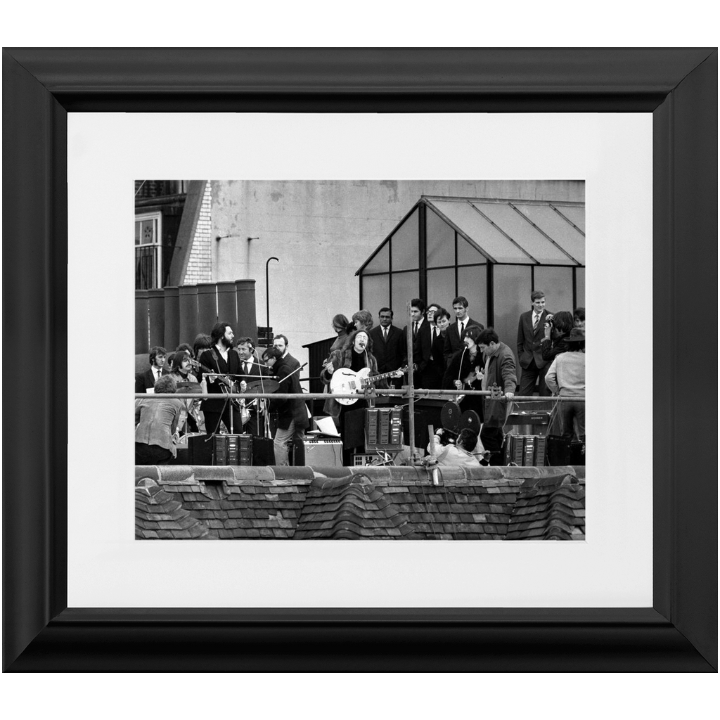 The Beatles on the Apple Corps Roof 1969 Photo Print