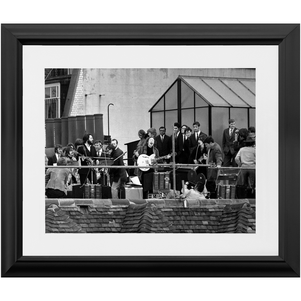 The Beatles on the Apple Corps Roof 1969 Photo Print