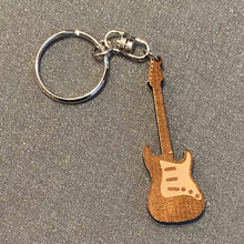 Laser Etched Maple Wood Keychain