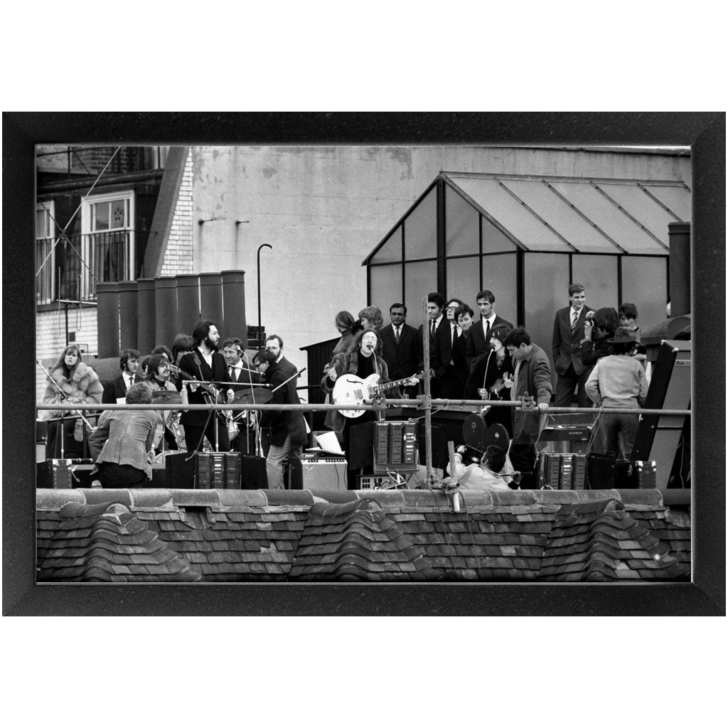 The Beatles on the Apple Corps Roof 1969 Photo Print