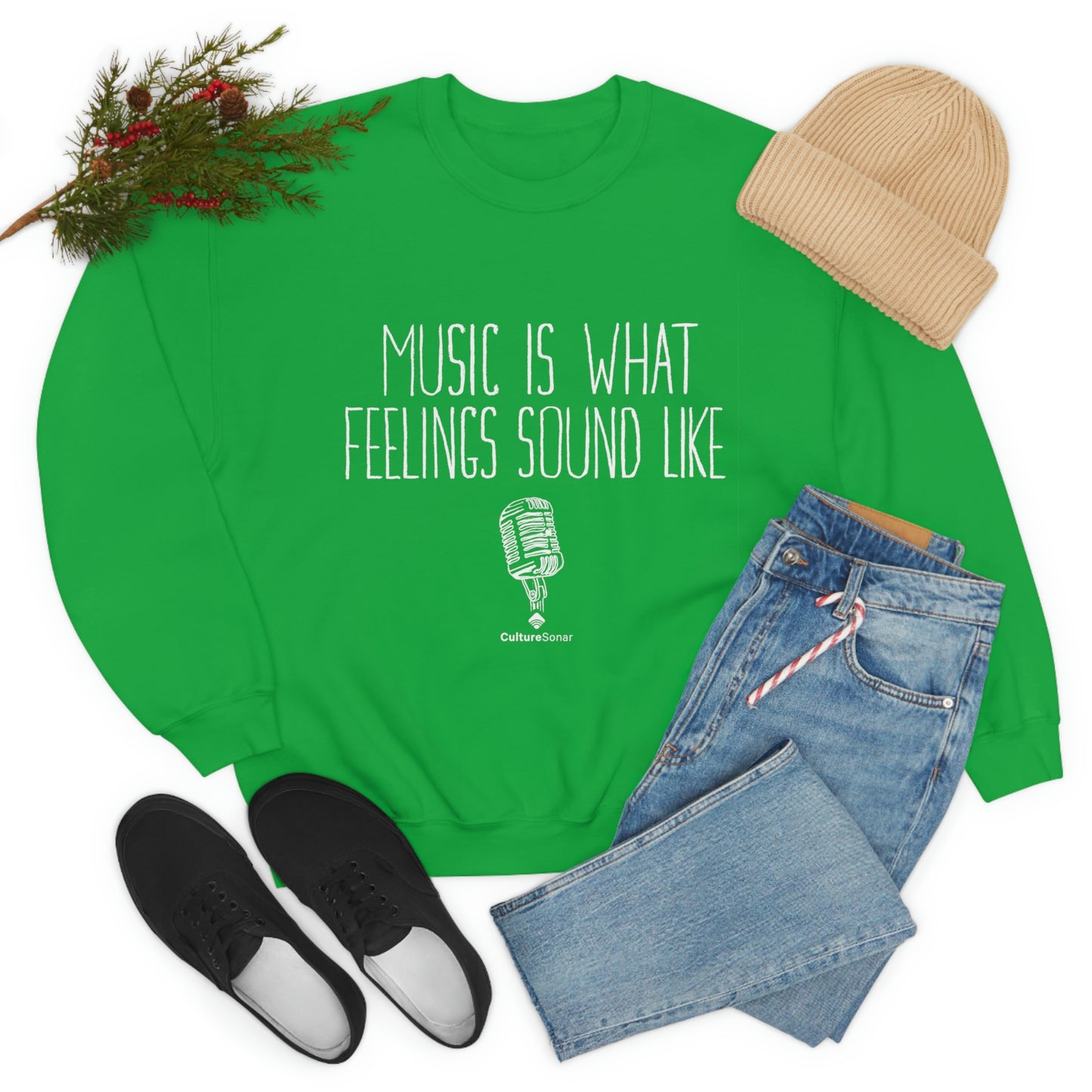 EXCLUSIVE: "Music is What Feelings Sound Like" Sweatshirt