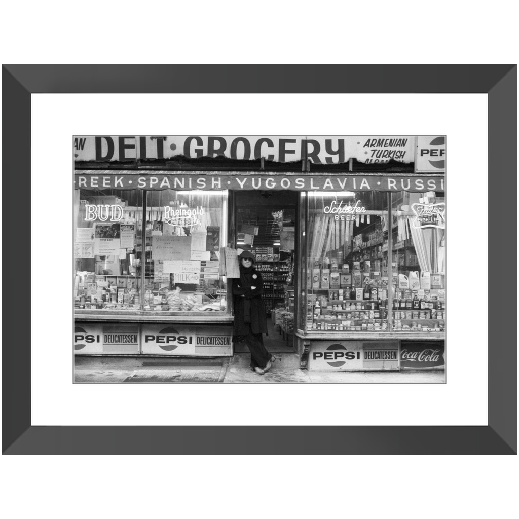 John Lennon in NYC Deli 1974 Photo Print