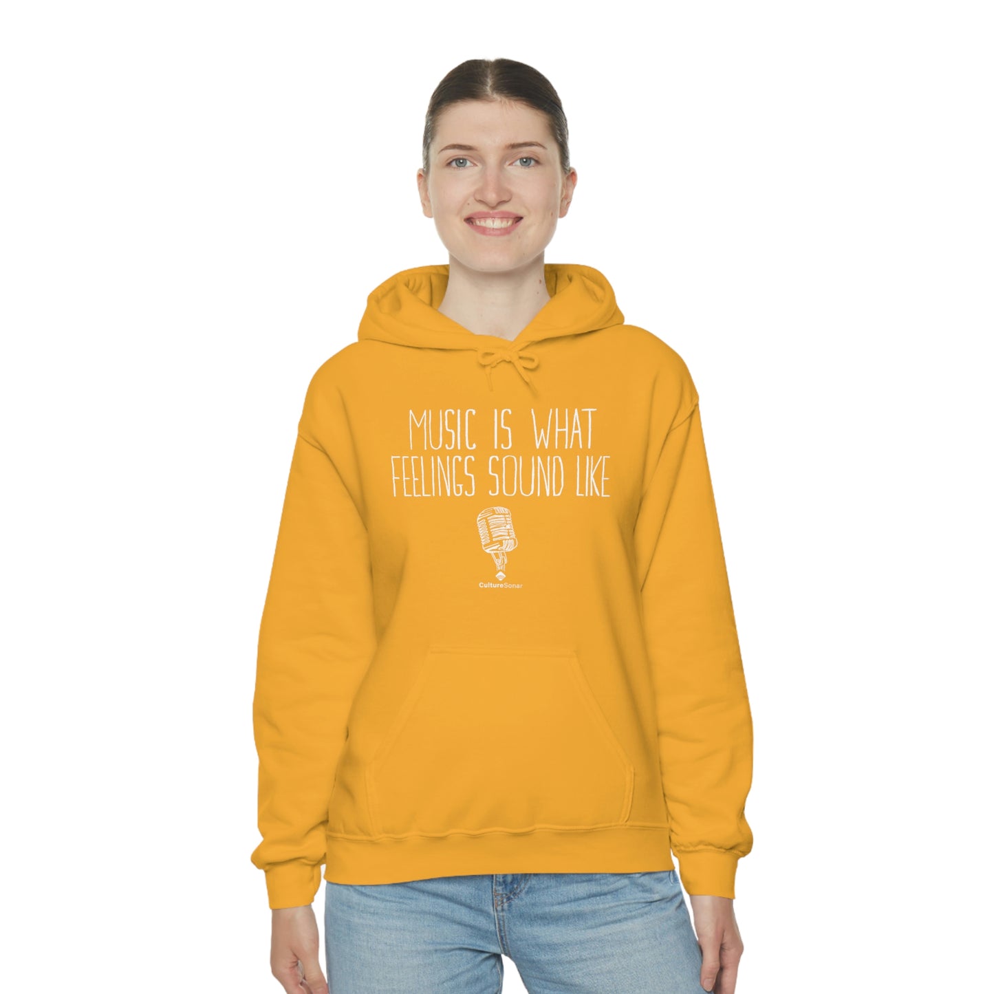 "Music is What Feelings Sound Like" Exclusive Hoodie