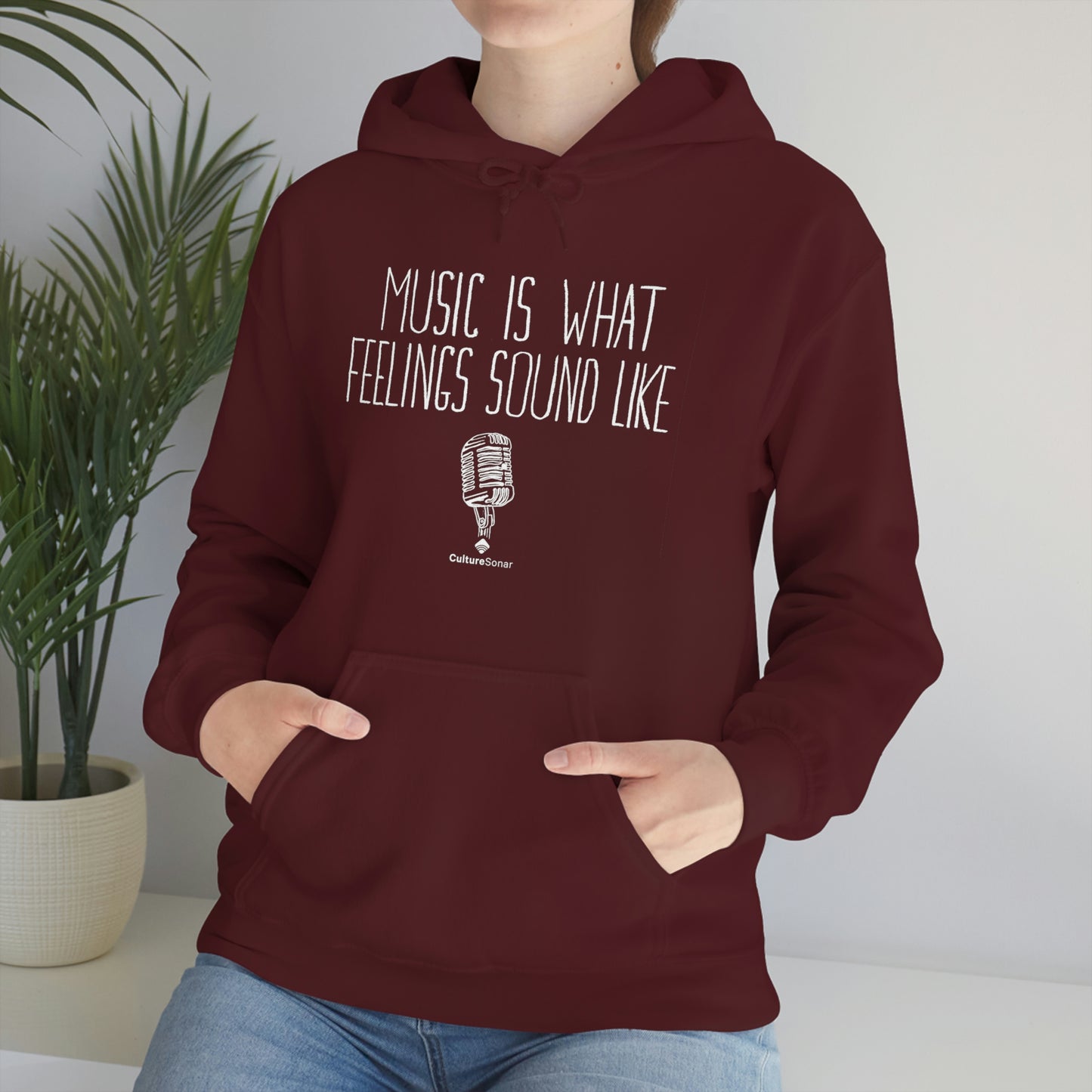 "Music is What Feelings Sound Like" Exclusive Hoodie