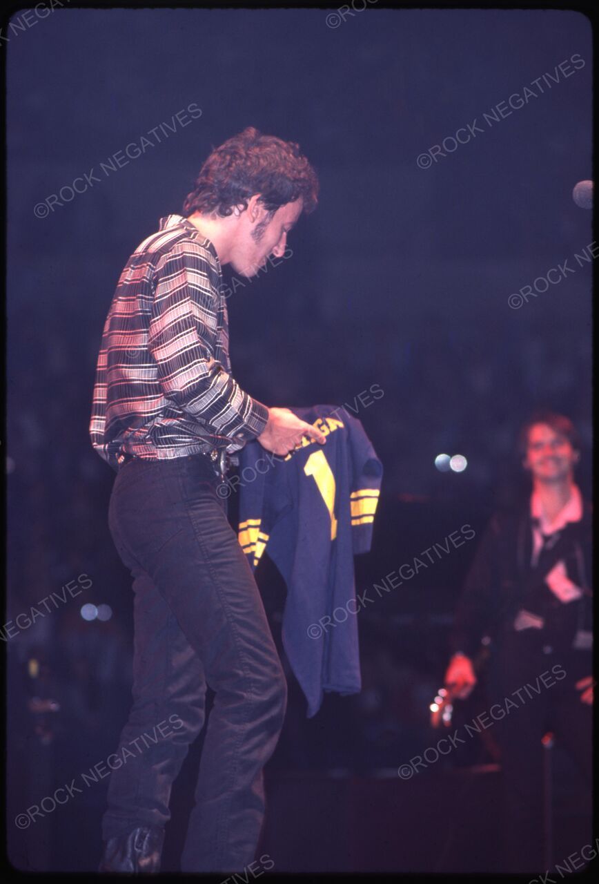 Bruce Springsteen With Jersey 1980 Photo Print