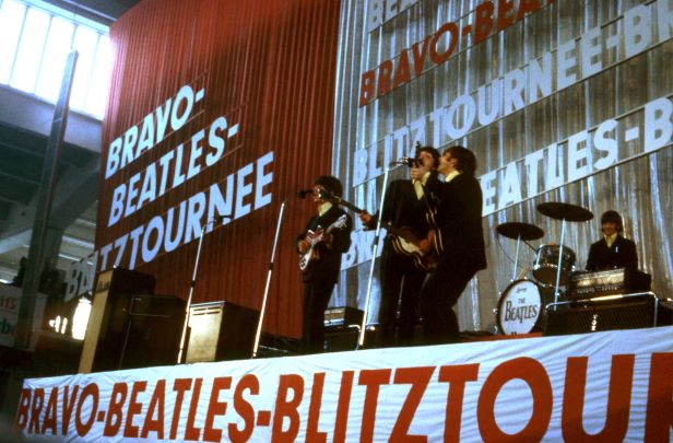 Beatles in Hamburg, Germany 1962 Photo Print