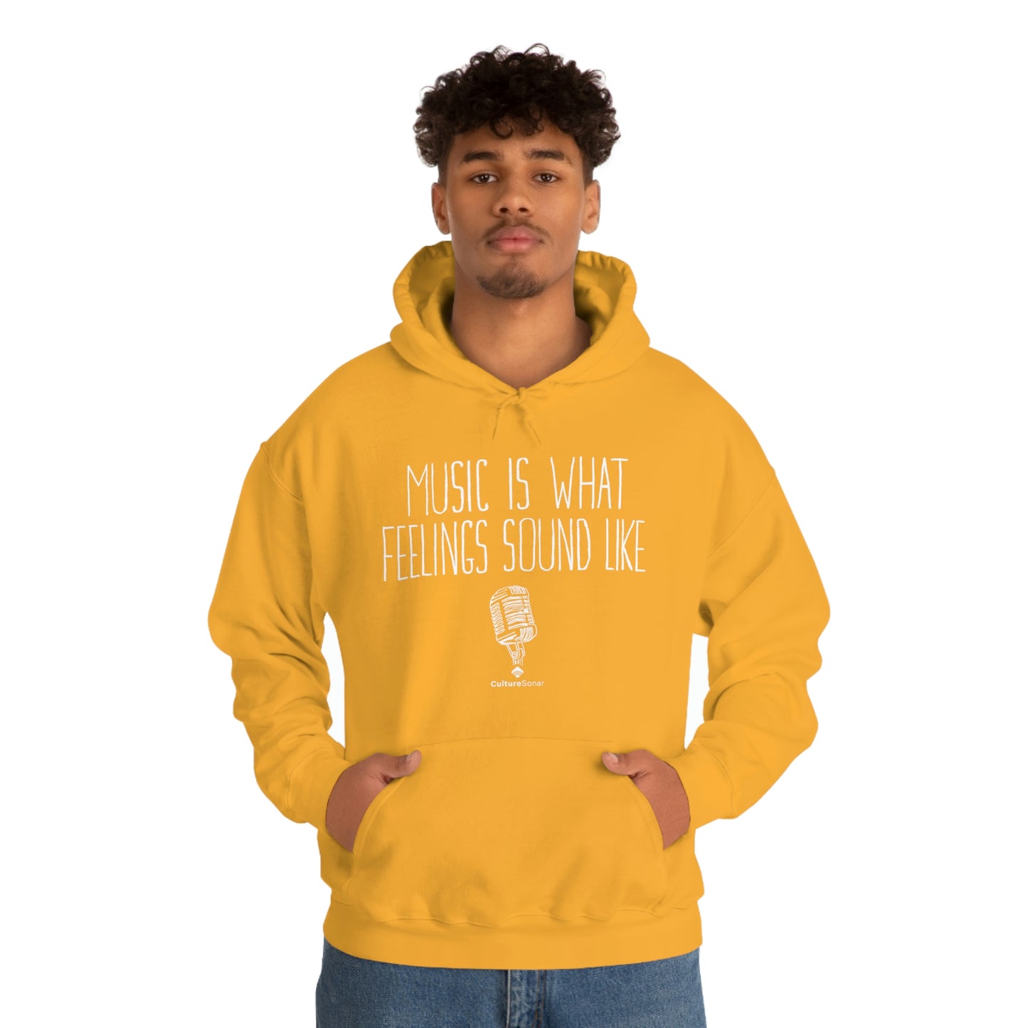 "Music is What Feelings Sound Like" Exclusive Hoodie