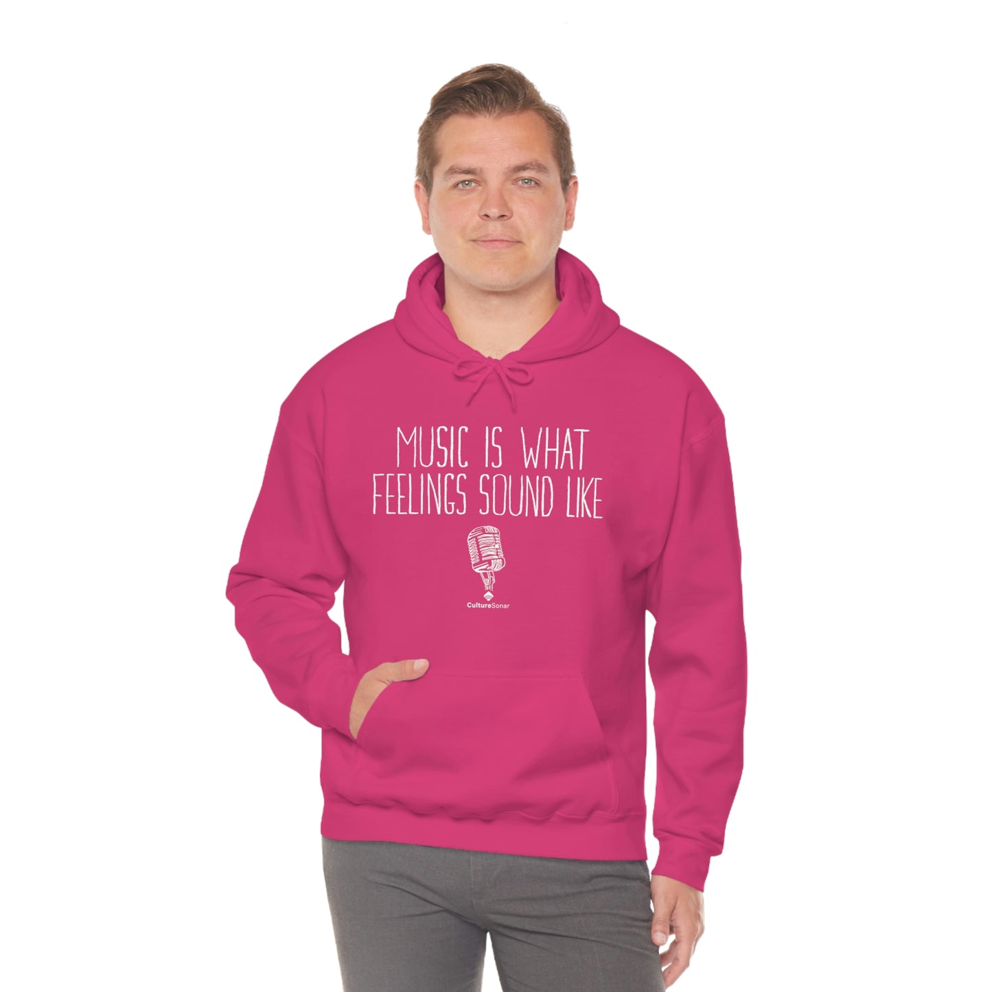 "Music is What Feelings Sound Like" Exclusive Hoodie