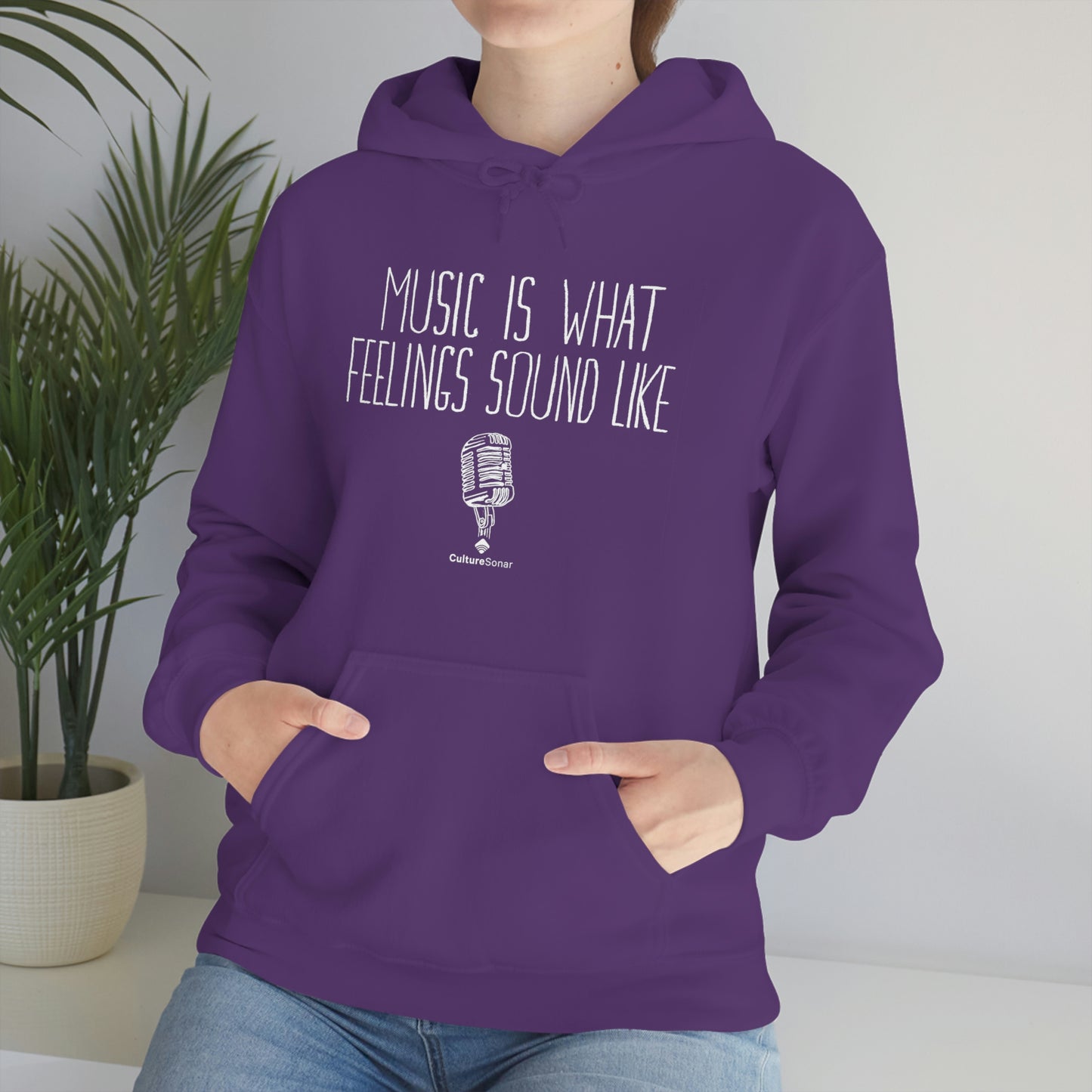 "Music is What Feelings Sound Like" Exclusive Hoodie