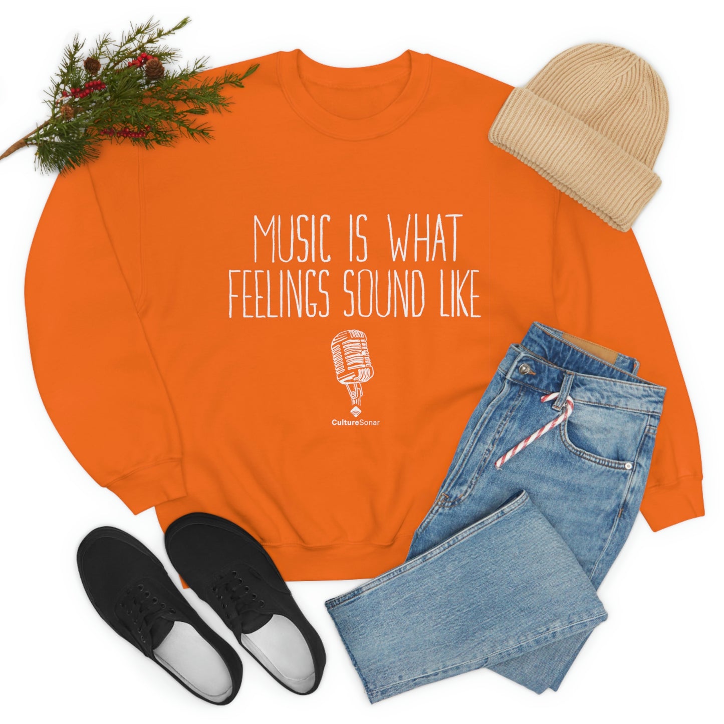 EXCLUSIVE: "Music is What Feelings Sound Like" Sweatshirt