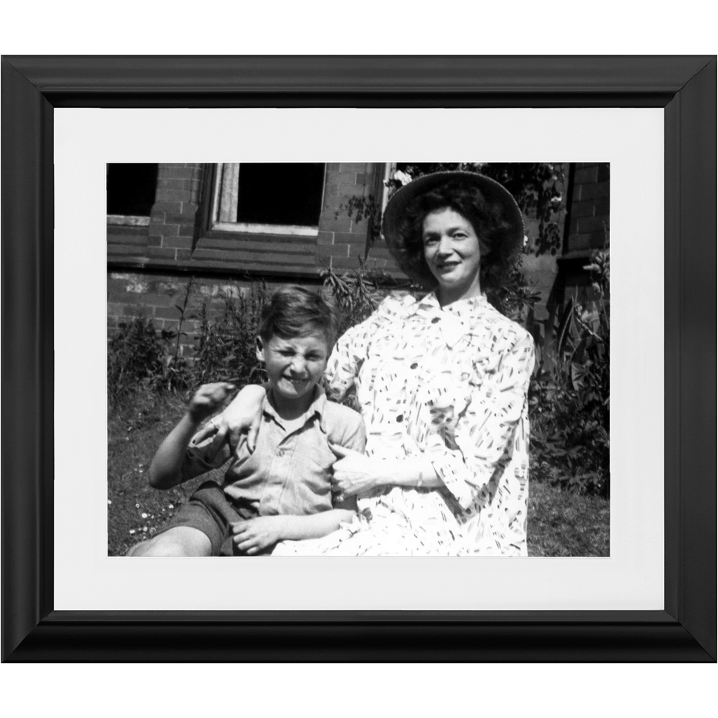 John Lennon With Mother 1949 Photo Print