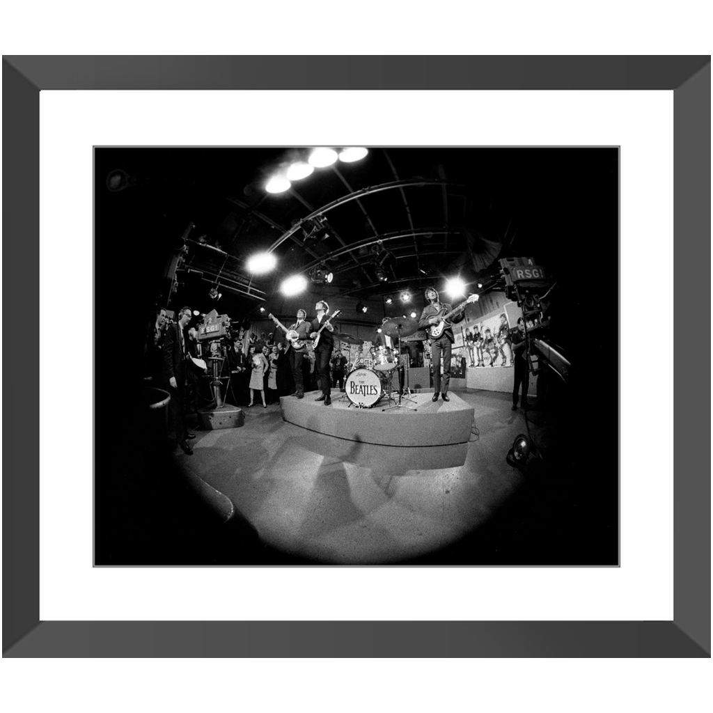 The Beatles John Lennon & Paul McCartney Fish Eye Harmonies 1964 Photo Print