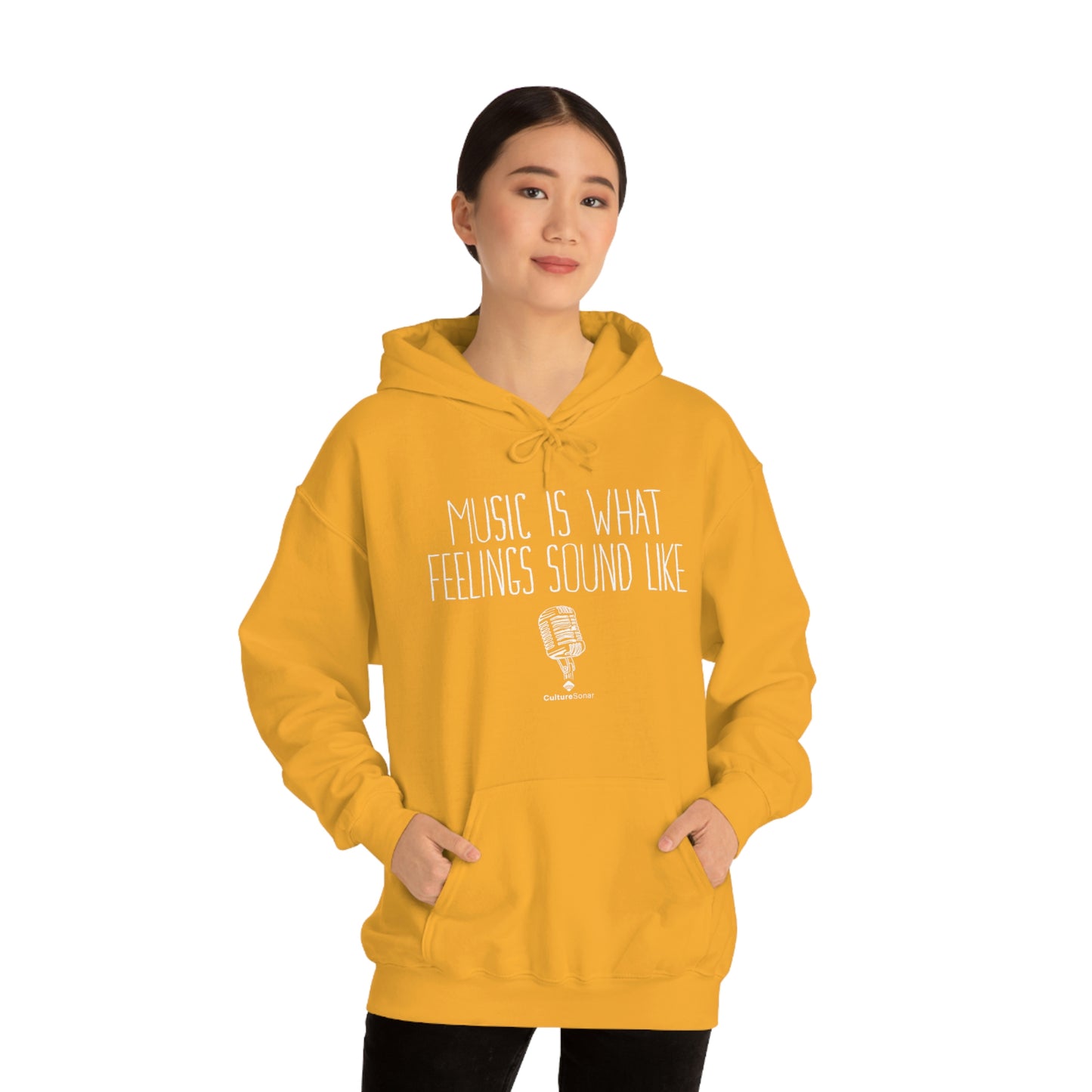 "Music is What Feelings Sound Like" Exclusive Hoodie