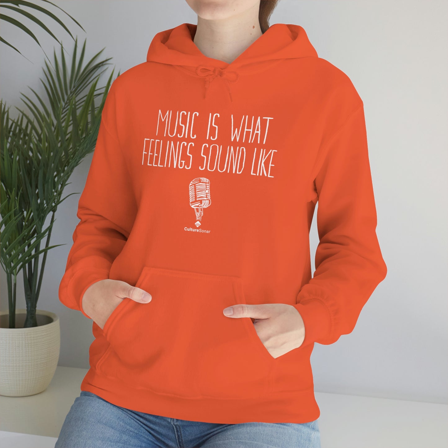 "Music is What Feelings Sound Like" Exclusive Hoodie