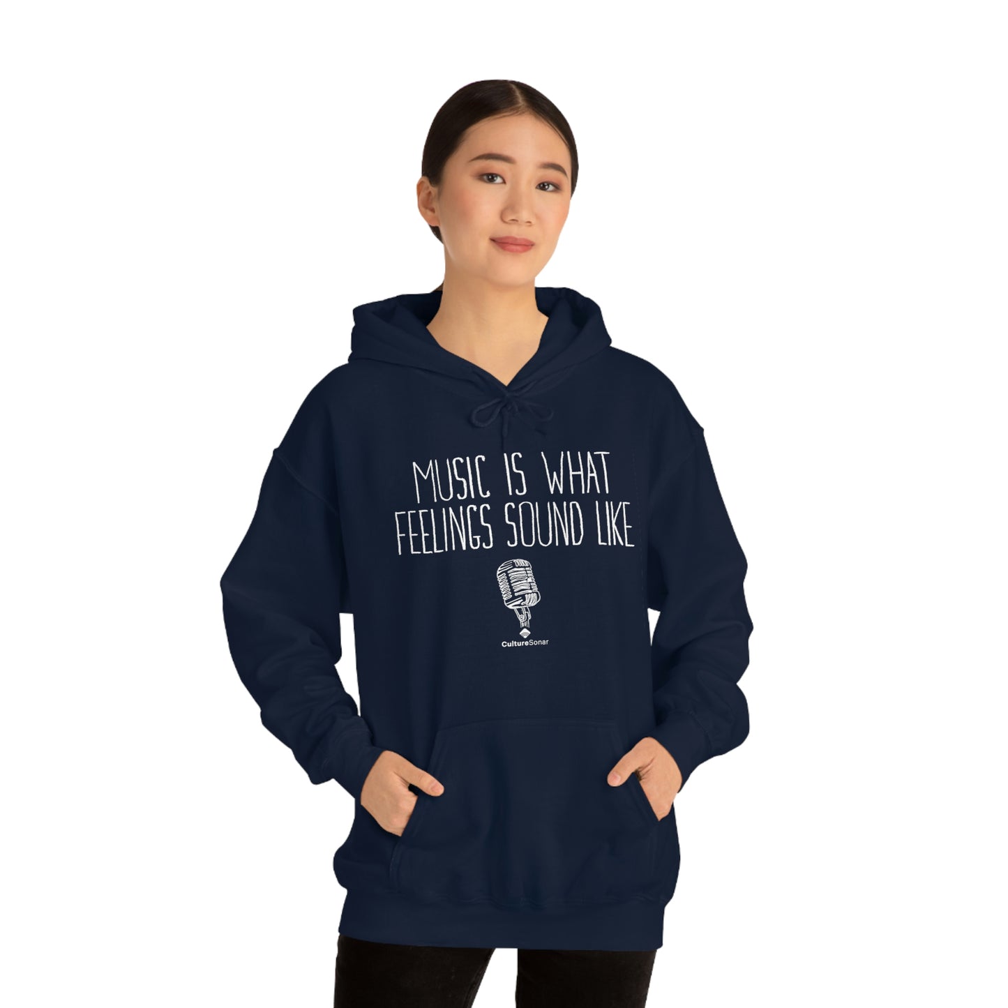 "Music is What Feelings Sound Like" Exclusive Hoodie