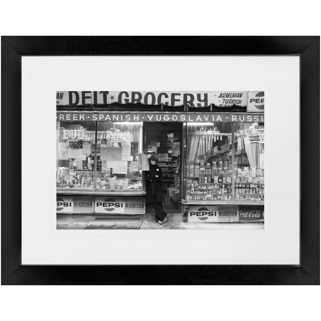 John Lennon in NYC Deli 1974 Photo Print