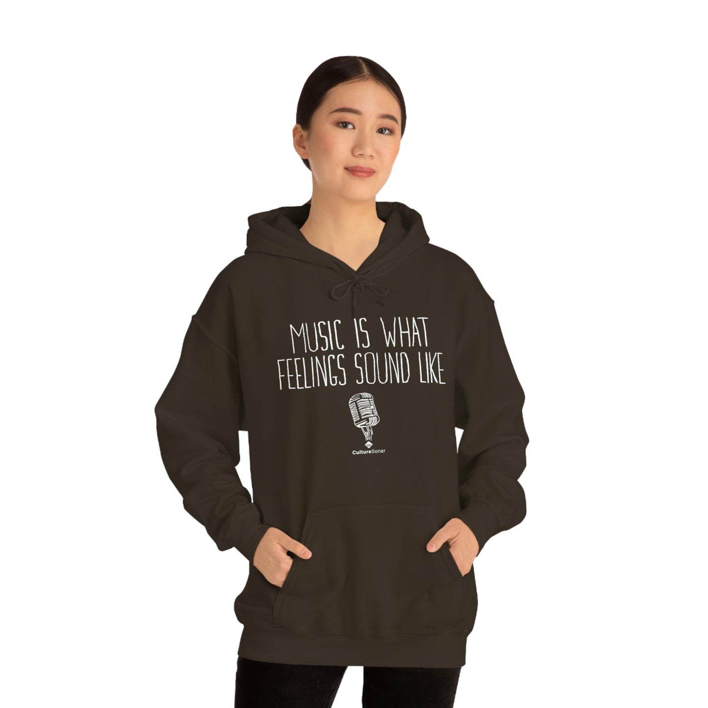 "Music is What Feelings Sound Like" Exclusive Hoodie