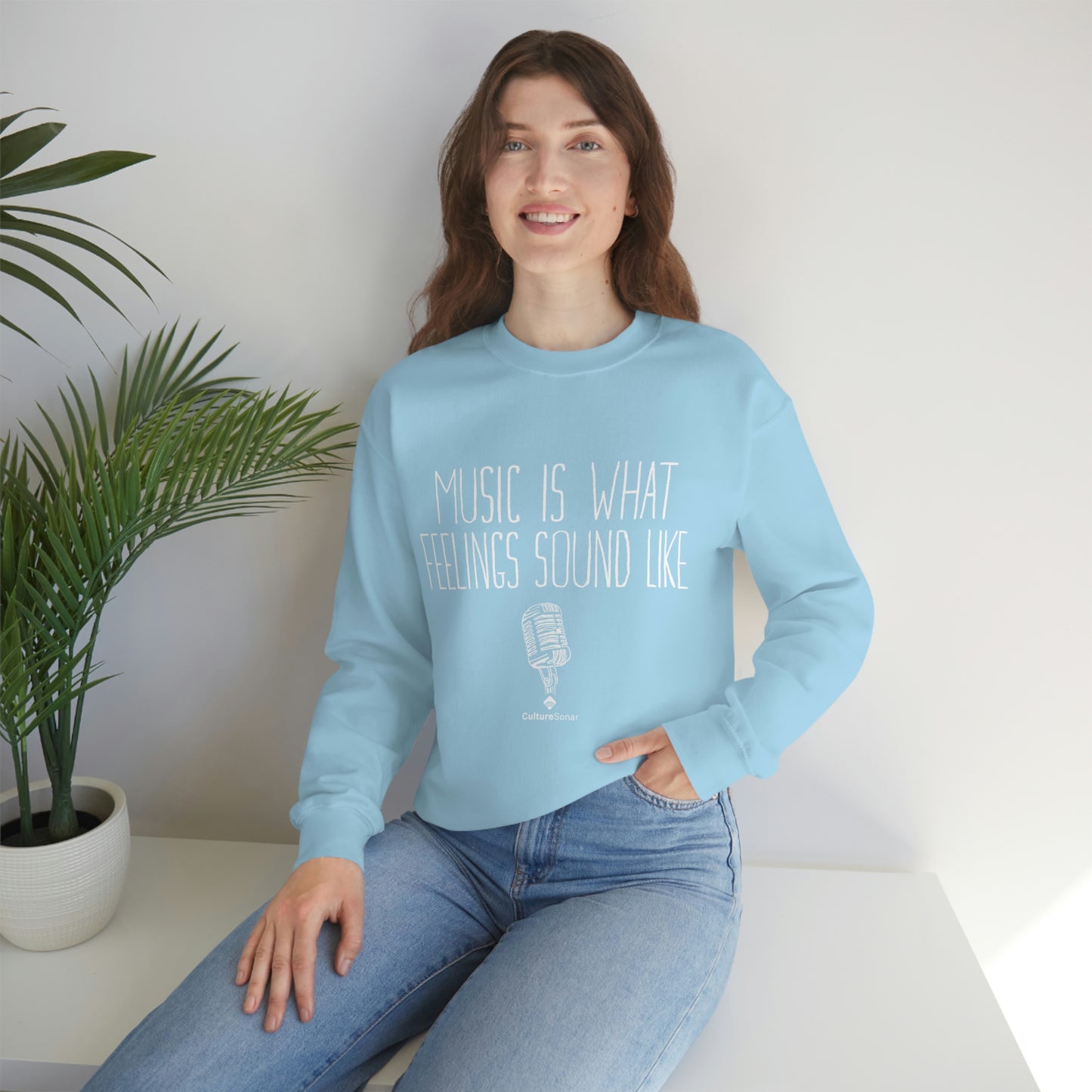 EXCLUSIVE: "Music is What Feelings Sound Like" Sweatshirt