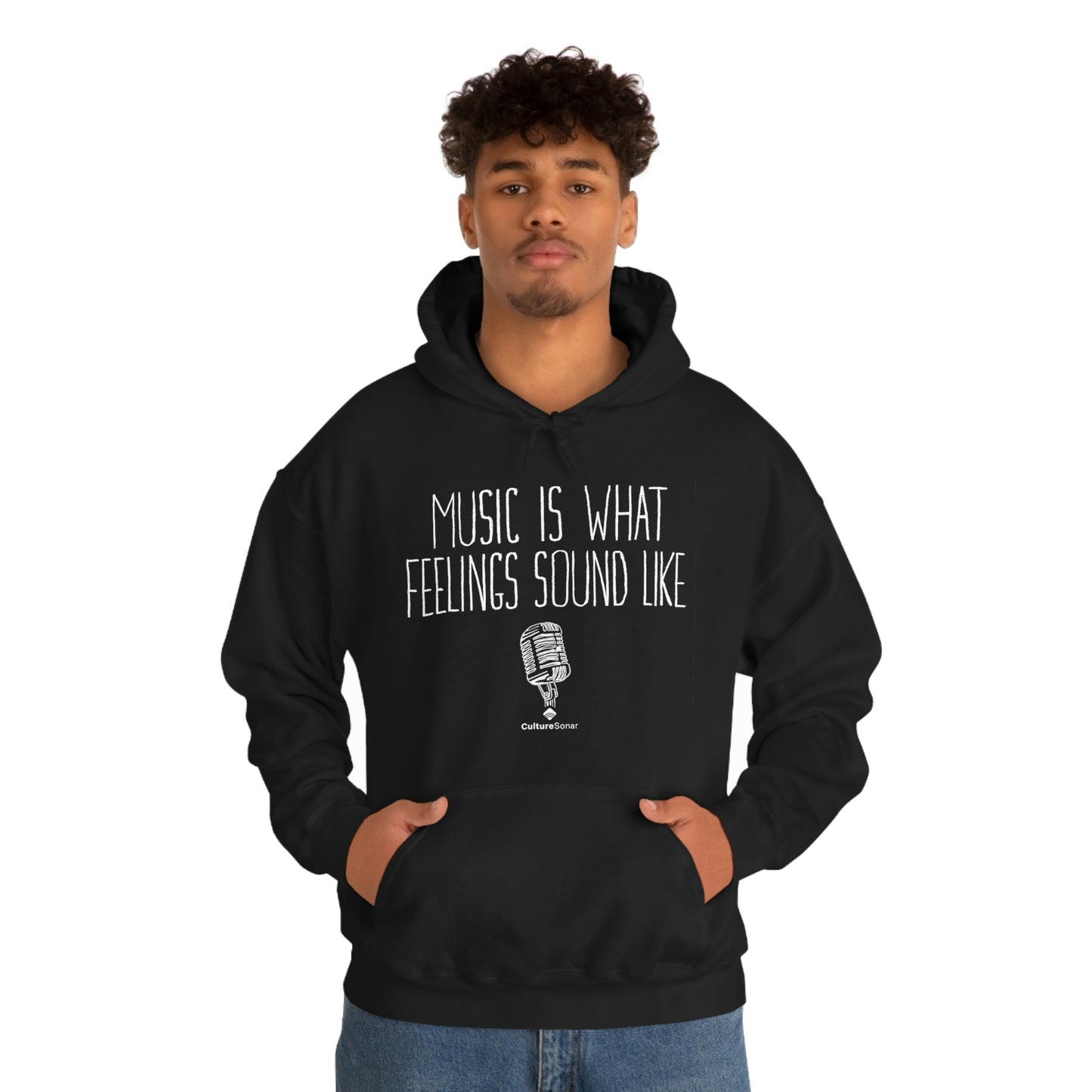 "Music is What Feelings Sound Like" Exclusive Hoodie