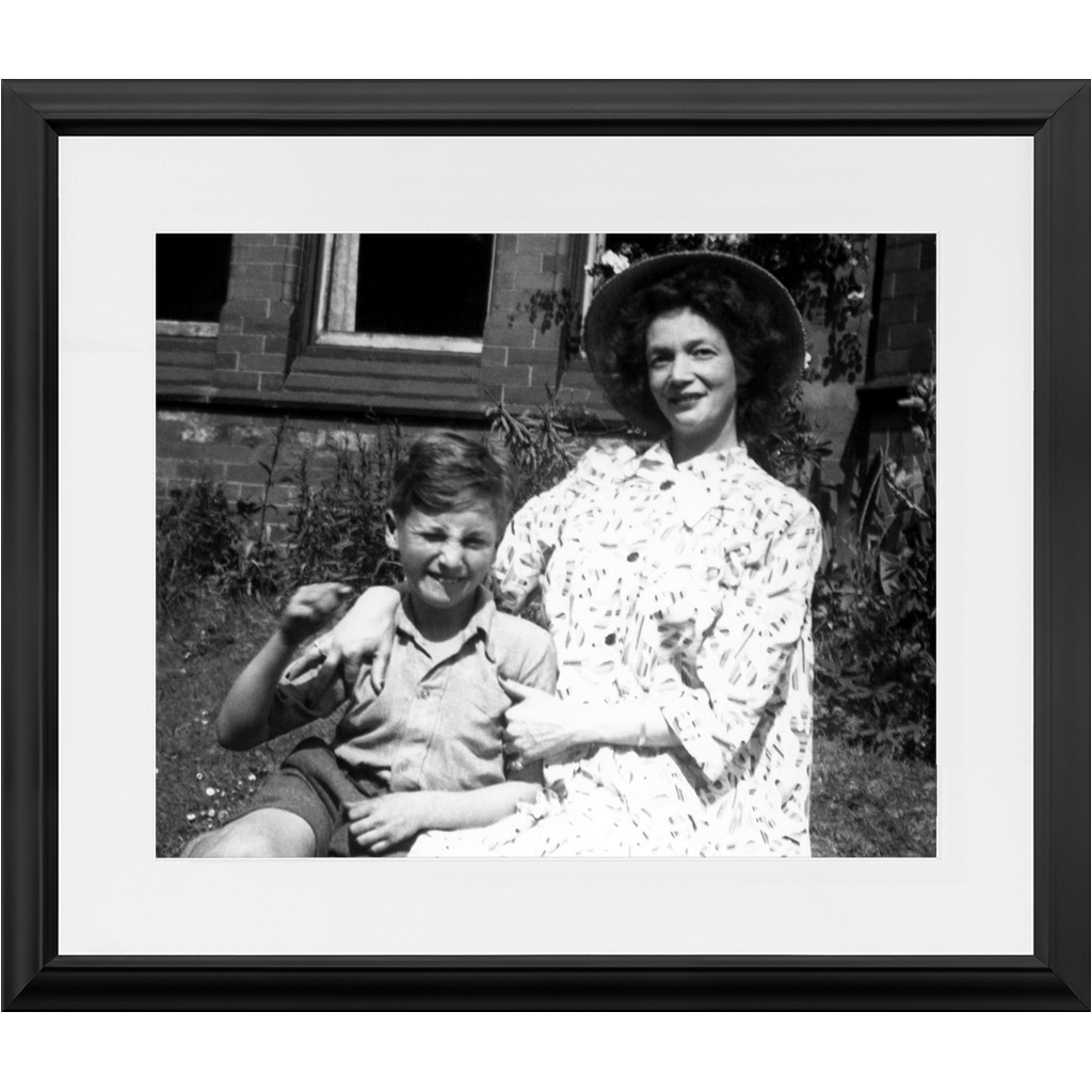 John Lennon With Mother 1949 Photo Print