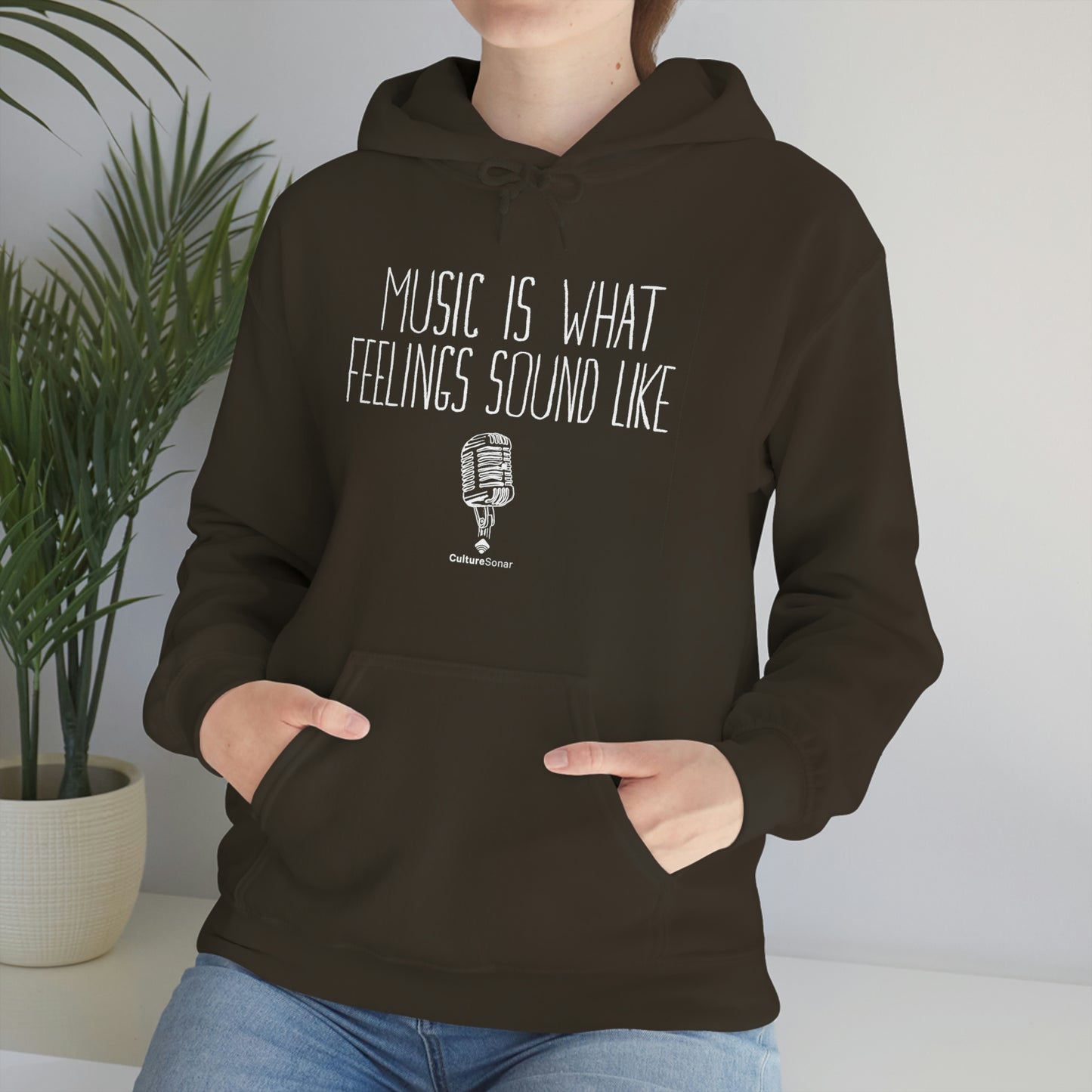 "Music is What Feelings Sound Like" Exclusive Hoodie