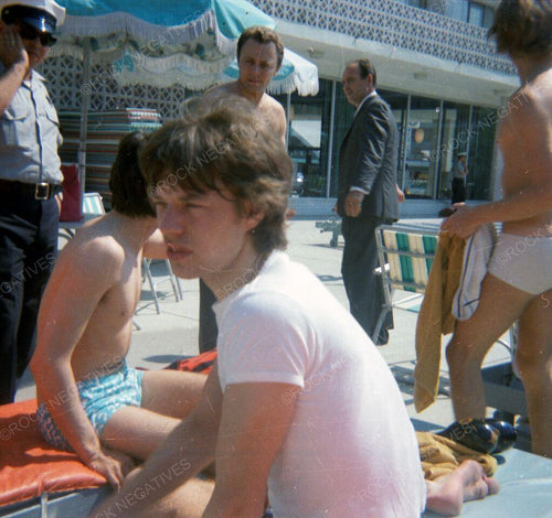 The Rolling Stones Mick Jagger By Atlantic City Pool Photo Print