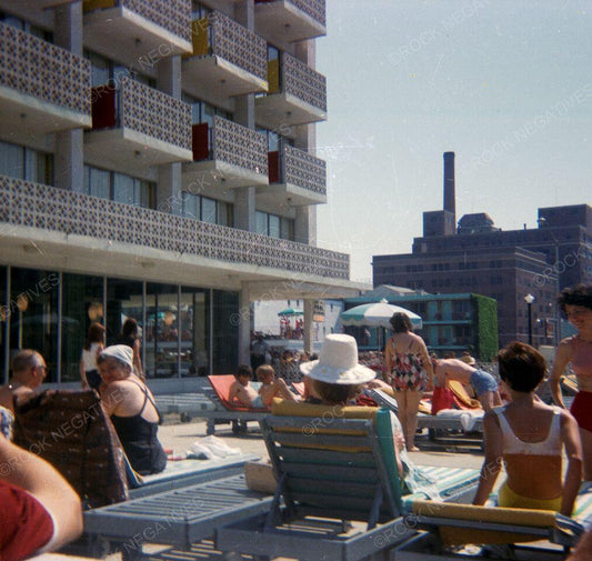 The Rolling Stones - Crowd at the Pool 2 1966 Photo Print