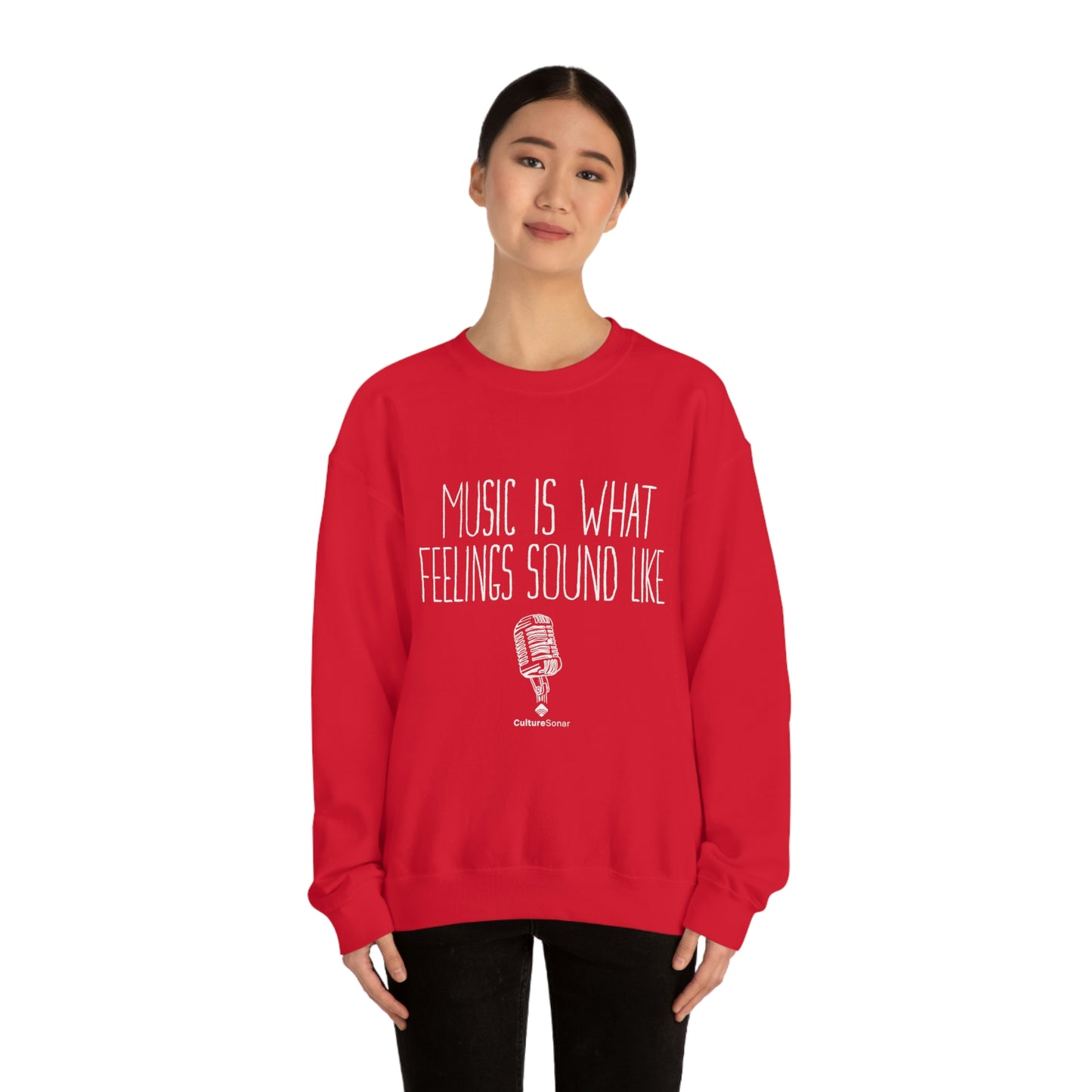 EXCLUSIVE: "Music is What Feelings Sound Like" Sweatshirt