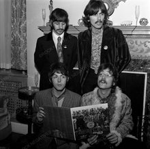 The Beatles With Sgt. Pepper Album Photo Print