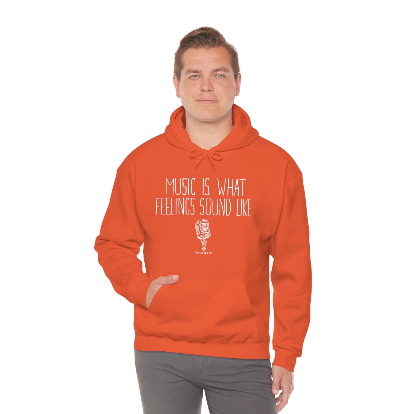 "Music is What Feelings Sound Like" Exclusive Hoodie