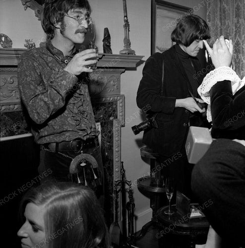 John Lennon With Drink Sgt. Pepper Pre-Release Party Photo Print
