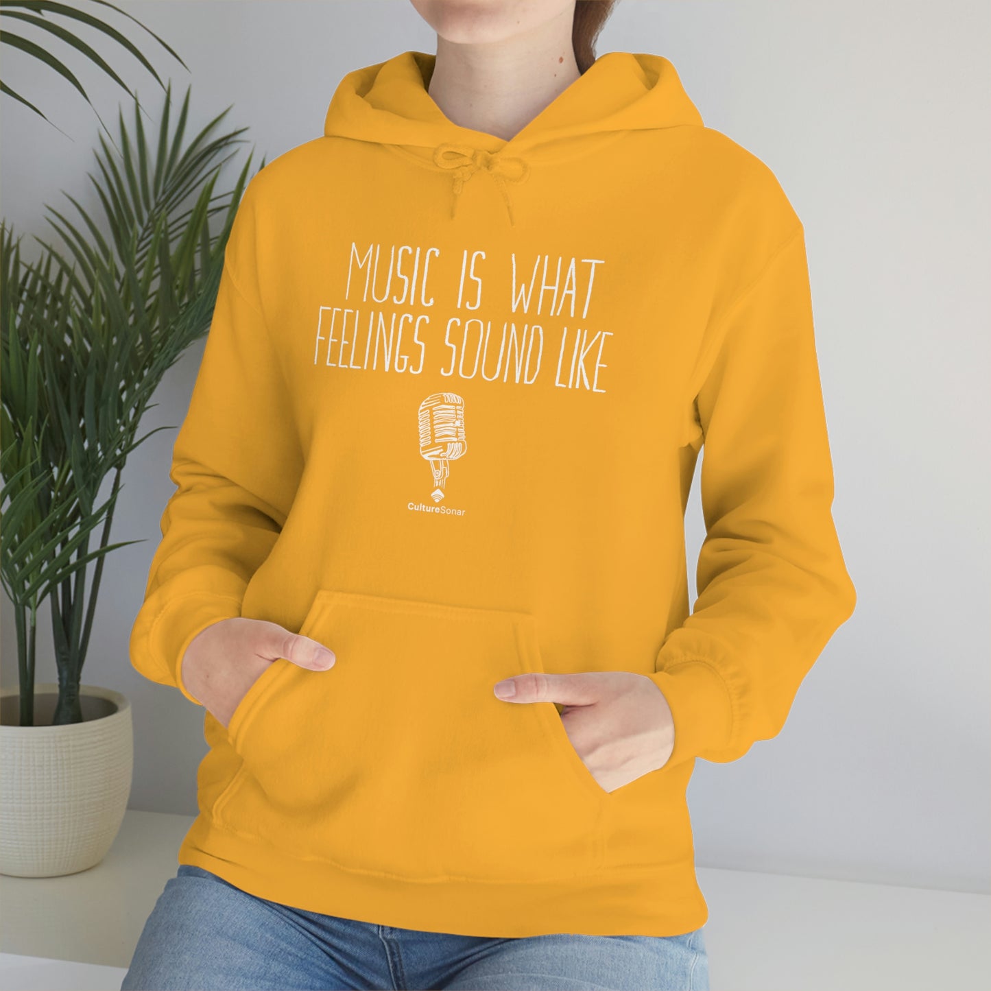 "Music is What Feelings Sound Like" Exclusive Hoodie