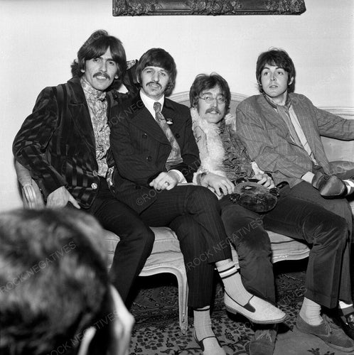 The Beatles on Couch Sgt. Pepper Pre-Release Party Photo Print
