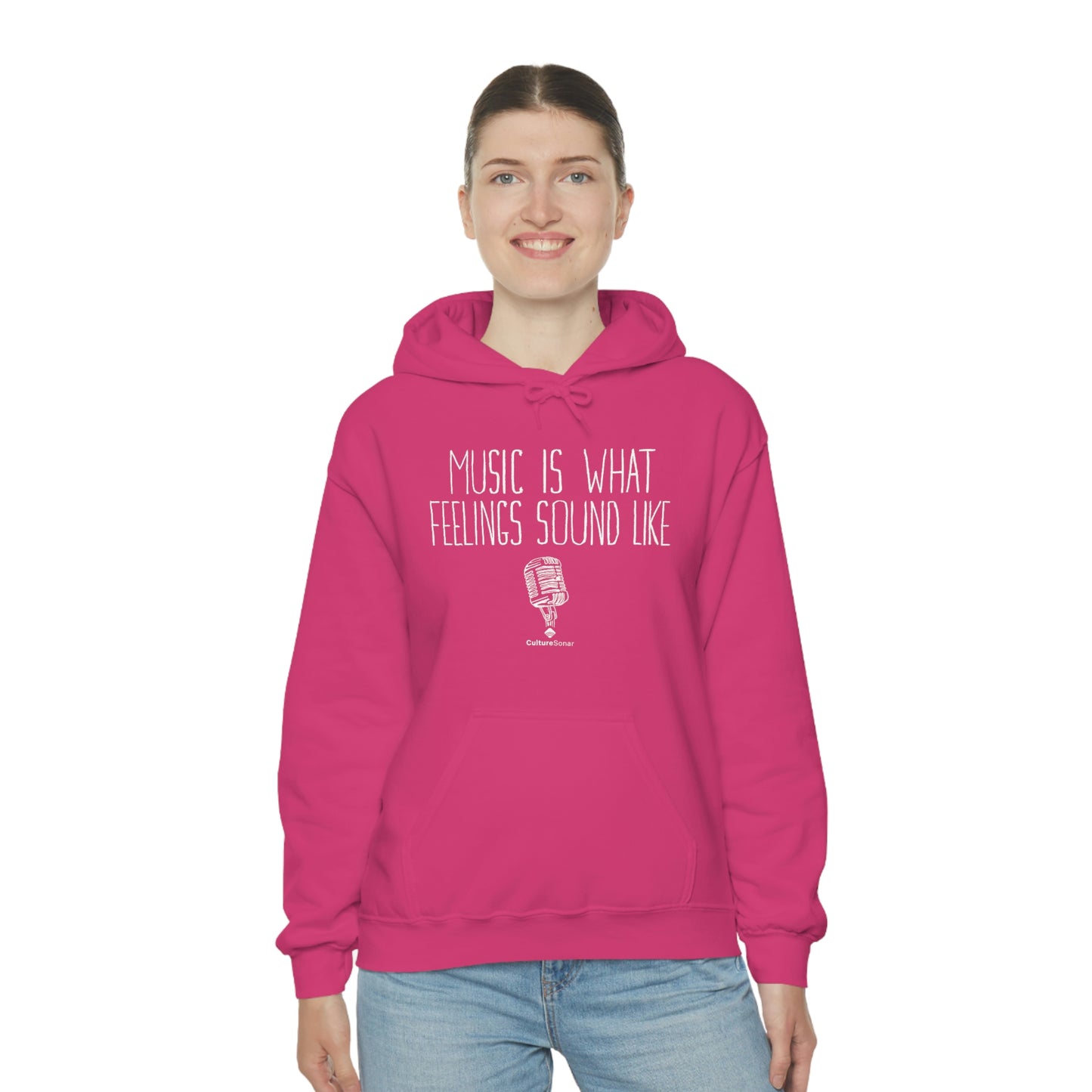 "Music is What Feelings Sound Like" Exclusive Hoodie