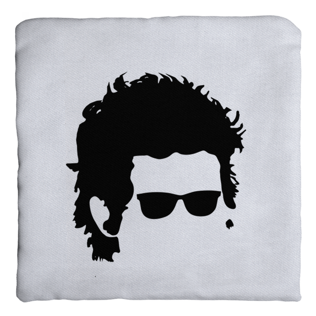 "Hair of Rock" Throw Pillow