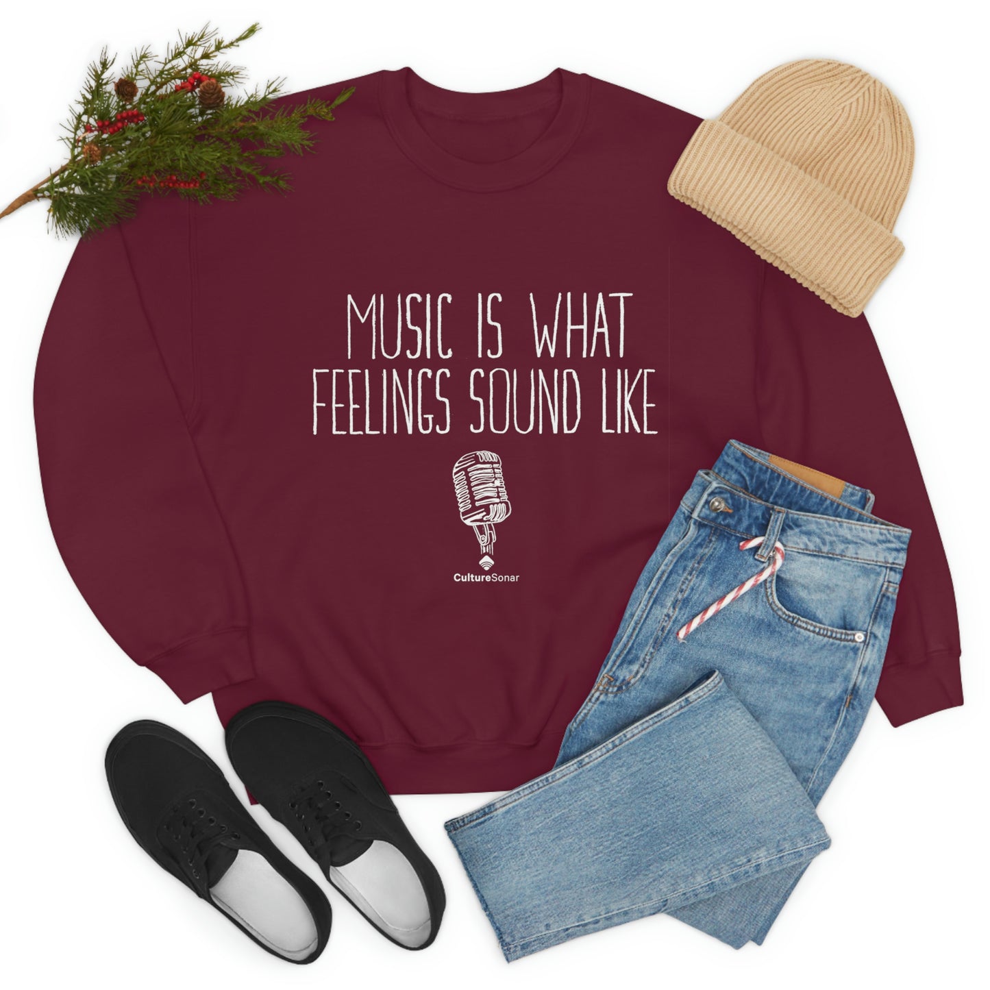 EXCLUSIVE: "Music is What Feelings Sound Like" Sweatshirt