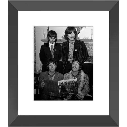 The Beatles With Sgt. Pepper Album Photo Print